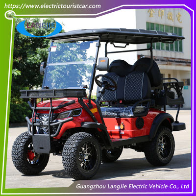Diseño Clásico Golf Car eléctrico 4 asientos AC Motor Golf Cart asientos cómodos para el hotel