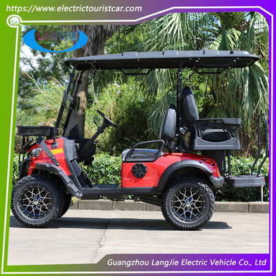 Diseño Clásico Golf Car eléctrico 4 asientos AC Motor Golf Cart asientos cómodos para el hotel