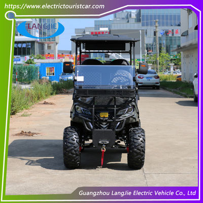 2 + 2 asientos elevados Club coche eléctrico batería Golf Buggy carro de caza con DOT