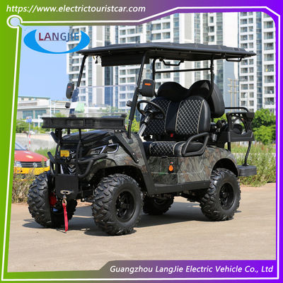 4 ruedas eléctrico coche de golf coche con bolsa de golf rack 5KW scooter eléctrico de golf buggy