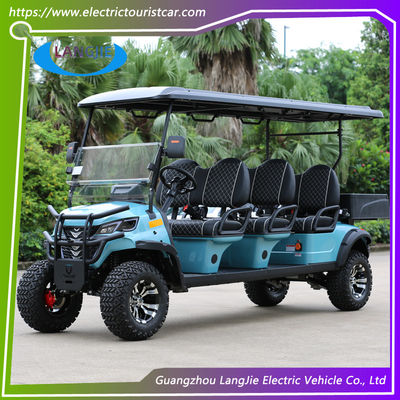 coche eléctrico de 24km/H 6 Seater, carros de golf eléctricos del club 48V/3KW con el cubo Y065