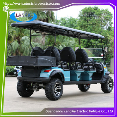 coche eléctrico de 24km/H 6 Seater, carros de golf eléctricos del club 48V/3KW con el cubo Y065