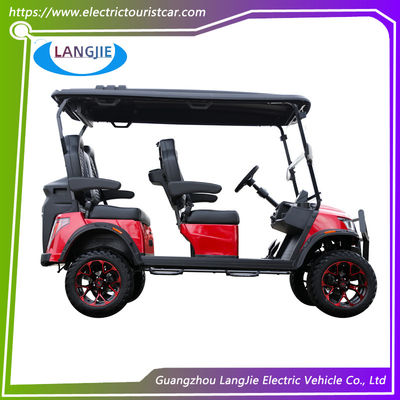Coches de caza eléctricos de lujo con homologación CE para 4 personas, carrito de golf, controlador de 48v para el aeropuerto del parque.