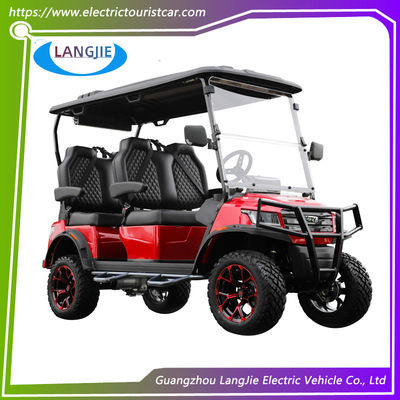 Coches de caza eléctricos de lujo con homologación CE para 4 personas, carrito de golf, controlador de 48v para el aeropuerto del parque.