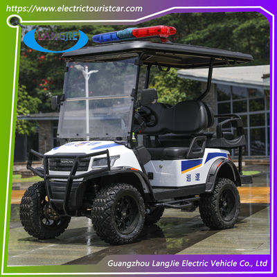 Un buen precio. 4 asientos eléctricos Mini Golf Cart 48v Batería de plomo ácido Club coche de golf presidencial en línea