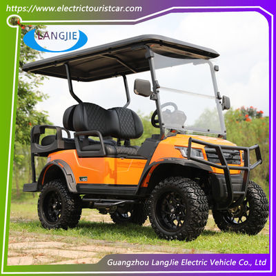 Carro de golf eléctrico de 4 ruedas 48V AC Motor Opción de color Club Carro para el campo de golf del parque