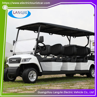 Carro de golf de 4 ruedas 8 Carro de golf de pasajeros 48V Carro de golf de motor eléctrico para hotel