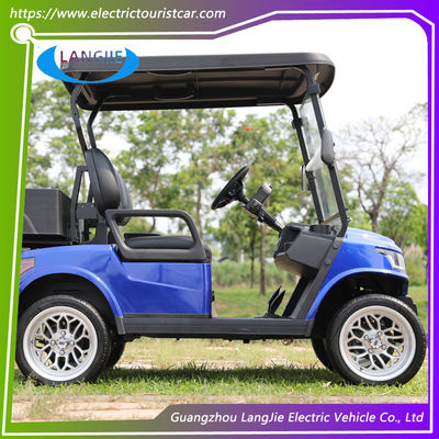 Carro de golf eléctrico de 2 asientos con motor de CA de la caja de carga para un rendimiento óptimo del campo de golf