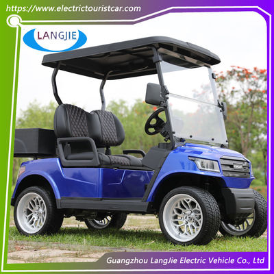 Carro de golf eléctrico de 2 asientos con motor de CA de la caja de carga para un rendimiento óptimo del campo de golf
