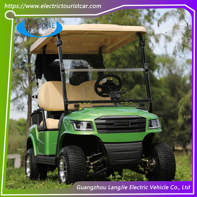 Libre de mantenimiento Batería Carro de golf eléctrico 2 asientos 48 de voltaje Con parabrisas PC