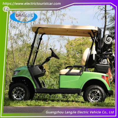 Potente coche eléctrico de golf club de 2 asientos con motor de CA 48V 4KW de baja velocidad coche de golf