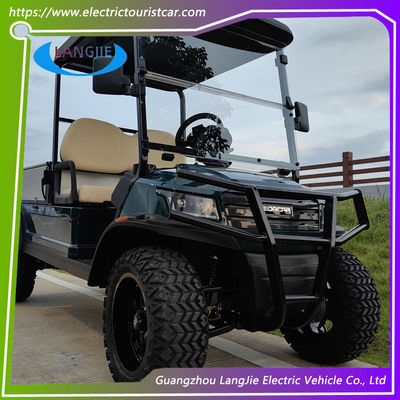 Carritos de golf eléctricos elevados de 2 asientos de 48 voltios Club Car Club Car Golf Buggy con motor AC de 5 kW