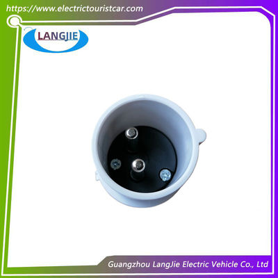 Enchufe de carga para carros de golf Y-20 013A-6 IP44 2P para carros de golf Marshell y autobuses turísticos