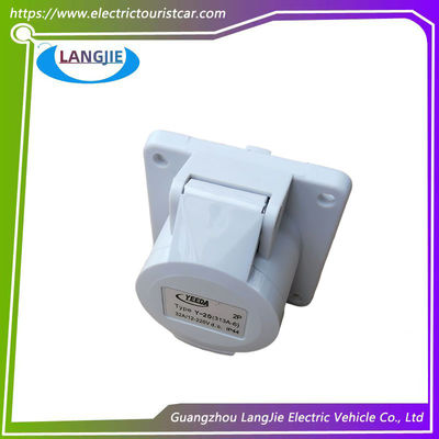 Conector de alimentación de corriente alterna de 220 V de Marshell Electric Sightseeing Car Y-20 para piezas de carros de golf del club