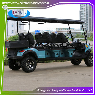 Carritos eléctricos de 6 plazas Potentes 4 ruedas Carro eléctrico Golf Buggy Car