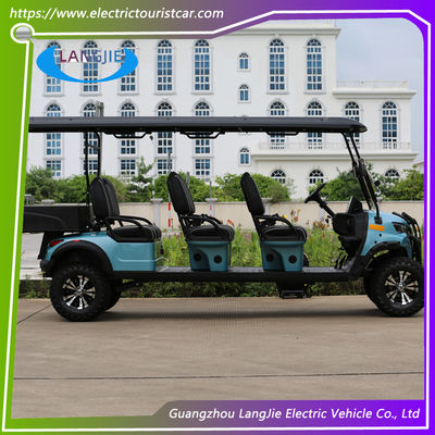 Motor personalizado de 5KW Batería de potencia 40KM Max. velocidad levantada fuera de la carretera Carritos de golf eléctricos