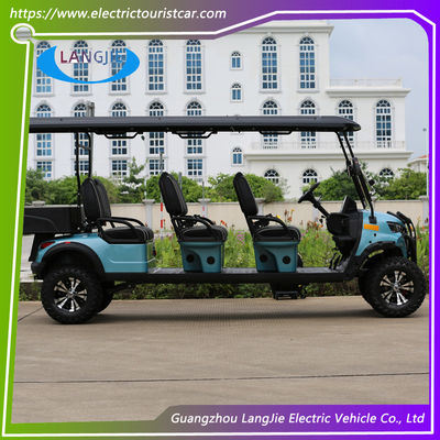 6 personas Carritos de golf eléctricos Mini Batería operado Golf Buggy Seguridad para niños