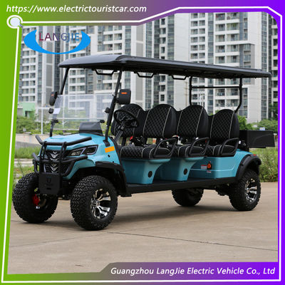 6 personas Carritos de golf eléctricos Mini Batería operado Golf Buggy Seguridad para niños