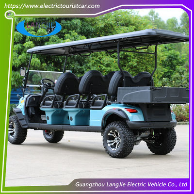 Personalización 6 asientos Golf Club Car 48v Batería de caza eléctrica Golf Carro Fuera de la carretera