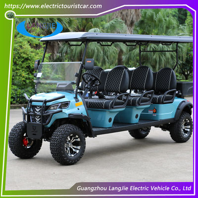 Customizado 48 Volt 6 asiento calle legal golf carro eléctrico seguro utilizado para niños