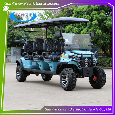 Customizado 48 Volt 6 asiento calle legal golf carro eléctrico seguro utilizado para niños
