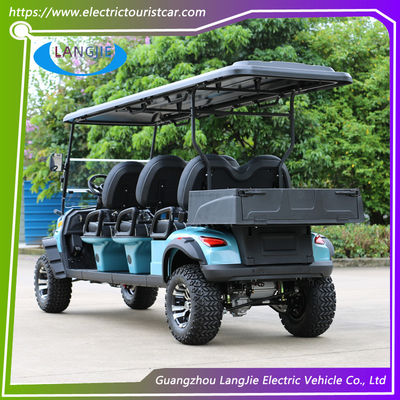 Carritos eléctricos de 6 plazas Potentes 4 ruedas Carro eléctrico Golf Buggy Car