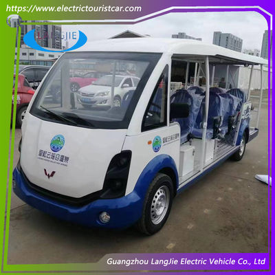 Proveedor de coche eléctrico de 14 plazas coche eléctrico 72V autobús eléctrico de turismo para el resort
