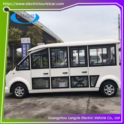 10 asientos Auto eléctrico Tour Batería libre de mantenimiento 72V Vehículos turísticos eléctricos para el resort