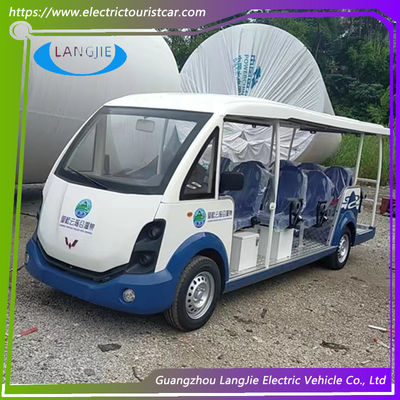 Azul / Blanco 14 asientos 1,25L Gasolina coche de turismo para el coche de vacaciones