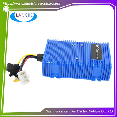 Voltado del carrito de golf Reducción de paso 36V/48V a 12V 350W 30A Convertidor de CC con doble fuente de alimentación