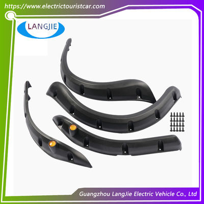 Carro de golf de la parte delantera trasera Fender Flares para EZGO RXV 2008-2015 Con equipo de metal Conjunto de 4