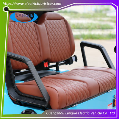 4 asientos coche eléctrico de club carro de golf 4 asientos motor AC 48v para el aeropuerto de parque