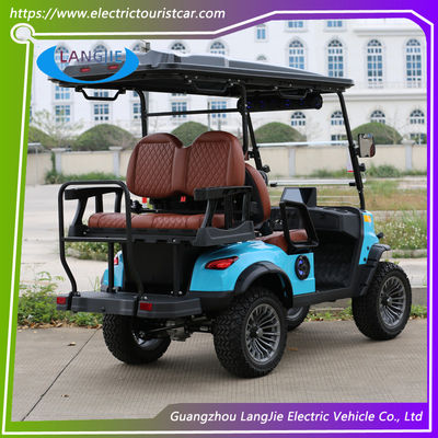 4 asientos coche eléctrico de club carro de golf 4 asientos motor AC 48v para el aeropuerto de parque