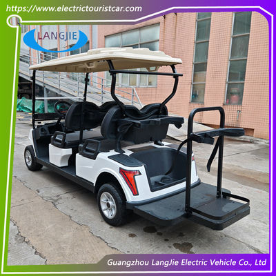 Buggy de golf eléctrico de 2 asientos con motor de CA de 48 voltios coche de club para hotel aeropuerto