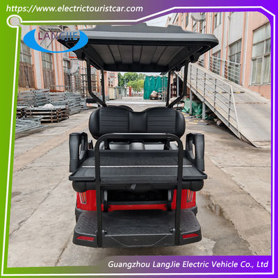 4 asientos de automóvil eléctrico turístico 5kw AC Motor 80km de alcance de alto rendimiento y duradero para campos de golf y resorts