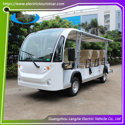 Auto eléctrico de 4 ruedas 14 asientos Autobús de turismo eléctrico 72V 7.5KW Motor de corriente alterna Máx.Velocidad 30 Km/H