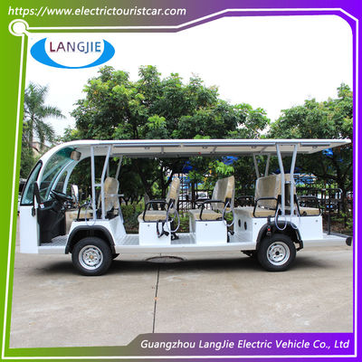 Auto eléctrico de 4 ruedas 14 asientos Autobús de turismo eléctrico 72V 7.5KW Motor de corriente alterna Máx.Velocidad 30 Km/H