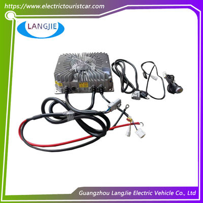 Cargador de batería de autobús turístico 72V 25A Carro de golf Transbordador para cargadores de batería automáticos