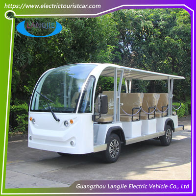 Cuatro ruedas 14 asientos Vehículo eléctrico de pasajeros 72V 7.5kw Motor de corriente alterna para aparcamiento