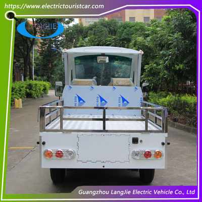 Vehículo de carga eléctrico de 2 asientos con motor de corriente alterna de 48 V Vehículo de carga eléctrico con techo para aparcar