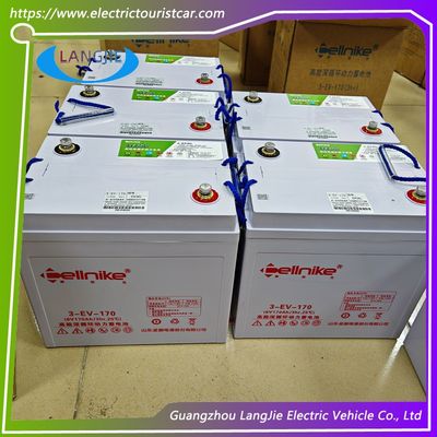 Batería de plomo ácido 6V 170AH Marshell para Golf eléctrico para automóviles