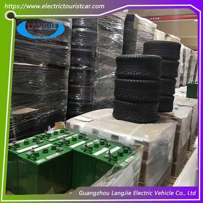DS delantero y trasero C-tipo rueda negra ceja Flat Noodles se utiliza para CIub Car Golf Cart