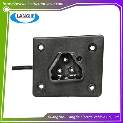 Ezgo Nuevo coche de patrulla Carro de golf Conector de carga negro