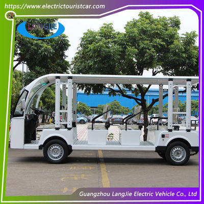 72V 7.5KW Universidad Eléctrico coche turístico 11 asientos Batería 6v * 12pcs Para alquiler de coches turísticos