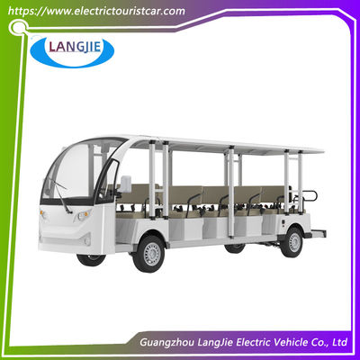 17 plazas Auto eléctrico Tour Motor AC 72V Tiempo de recarga 8 ~ 10h Para alquiler de coches turísticos