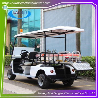 Resort Electric Utility Golf Cart 2 asientos + 1 cama Coche eléctrico con luz superior para el aeropuerto