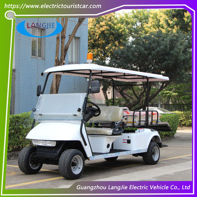 Resort Electric Utility Golf Cart 2 asientos + 1 cama Coche eléctrico con luz superior para el aeropuerto