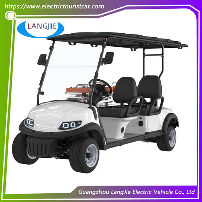 2 asientos + 1 cama Carritos de golf eléctricos con motor AC 5KW coche de ambulancia eléctrica para el hospital