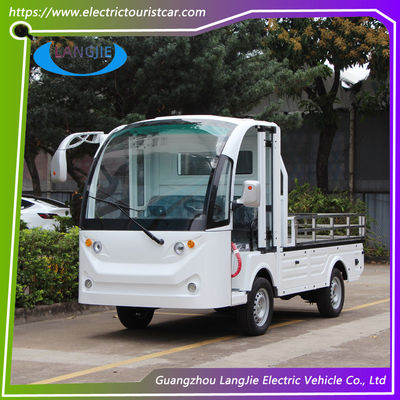 Carro de equipaje eléctrico multifuncional con motor de CA con faros izquierdo y derecho