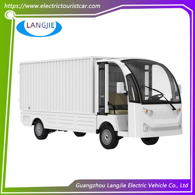 Un buen precio. Vehículos eléctricos de transporte para 2 personas 72V carro de reparto eléctrico con caja cerrada en línea